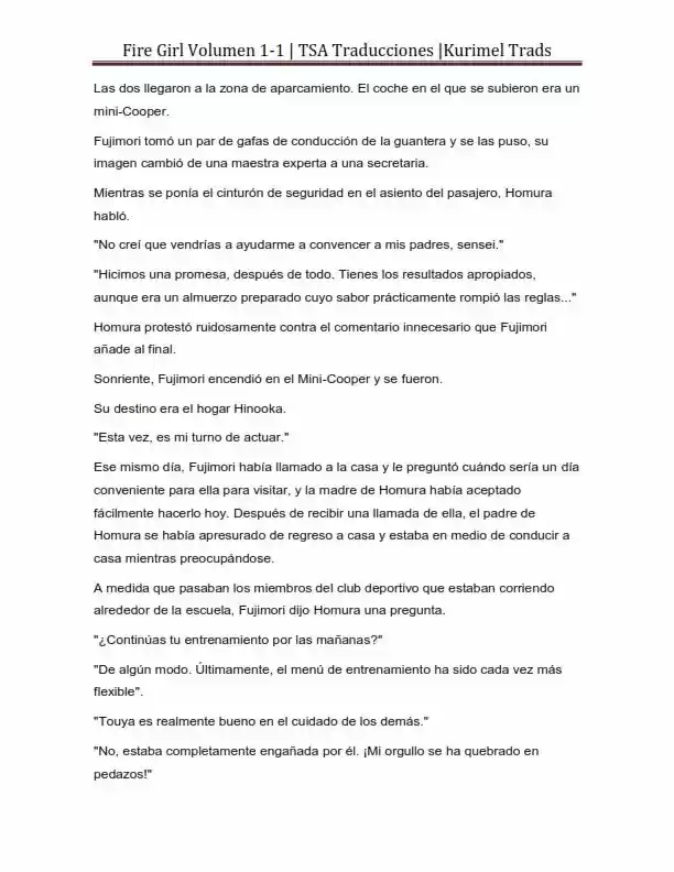 Fire Girl (Novela) - Capítulo 1 - Página 148 - LectorTMOo