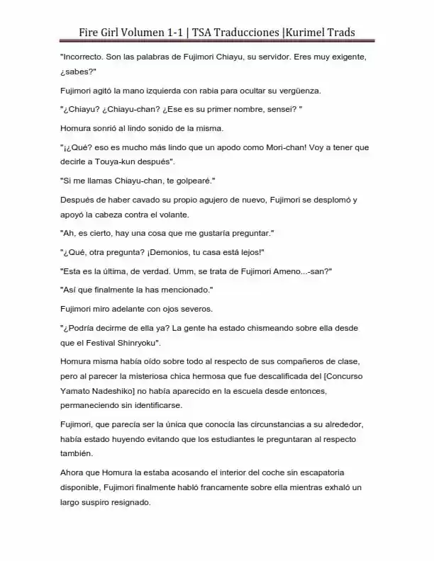 Fire Girl (Novela) - Capítulo 1 - Página 153 - LectorTMOo
