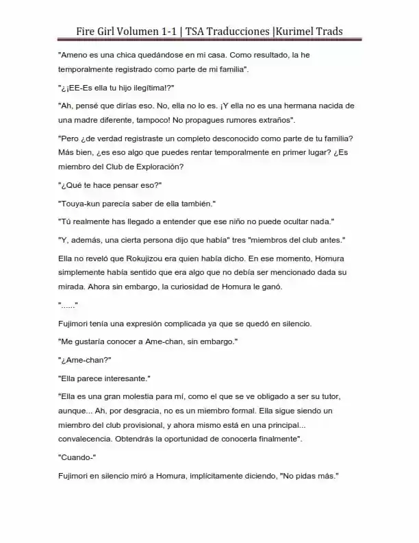Fire Girl (Novela) - Capítulo 1 - Página 154 - LectorTMOo
