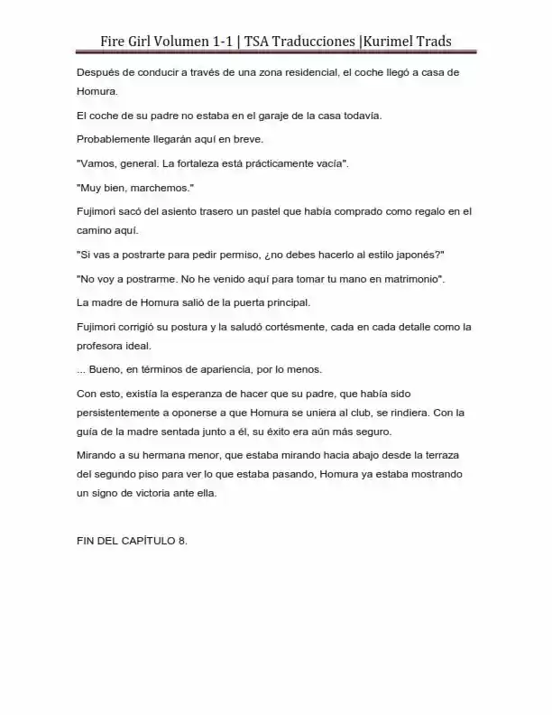 Fire Girl (Novela) - Capítulo 1 - Página 155 - LectorTMOo