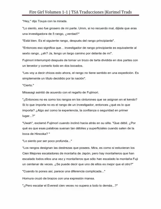 Fire Girl (Novela) - Capítulo 1 - Página 164 - LectorTMOo