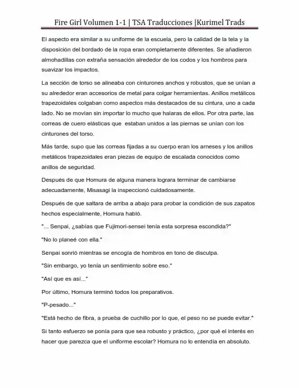 Fire Girl (Novela) - Capítulo 1 - Página 168 - LectorTMOo