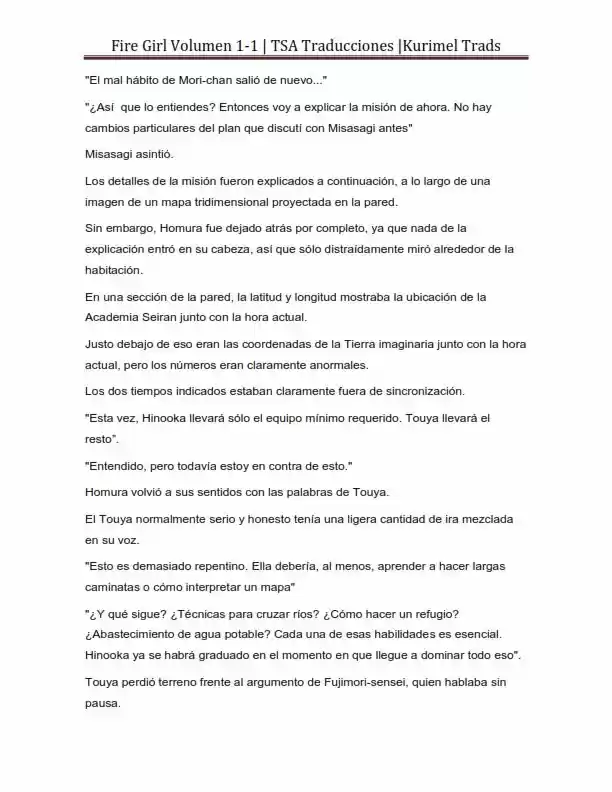 Fire Girl (Novela) - Capítulo 1 - Página 171 - LectorTMOo