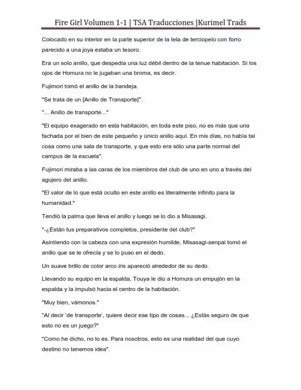 Fire Girl (Novela) - Capítulo 1 - Página 173 - LectorTMOo