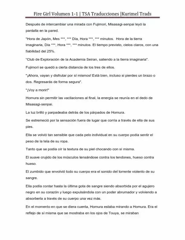 Fire Girl (Novela) - Capítulo 1 - Página 176 - LectorTMOo