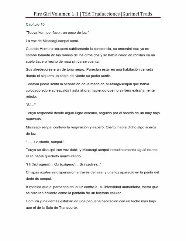 Fire Girl (Novela) - Capítulo 1 - Página 178 - LectorTMOo