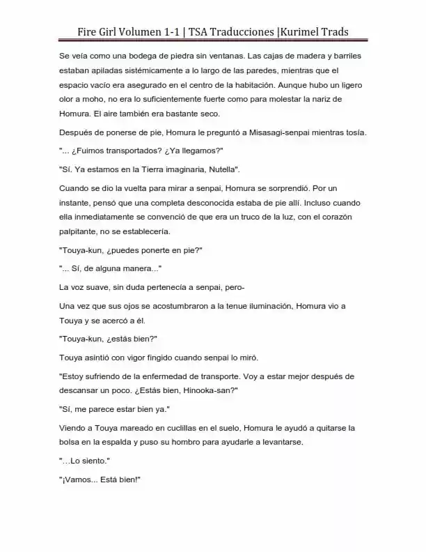 Fire Girl (Novela) - Capítulo 1 - Página 179 - LectorTMOo