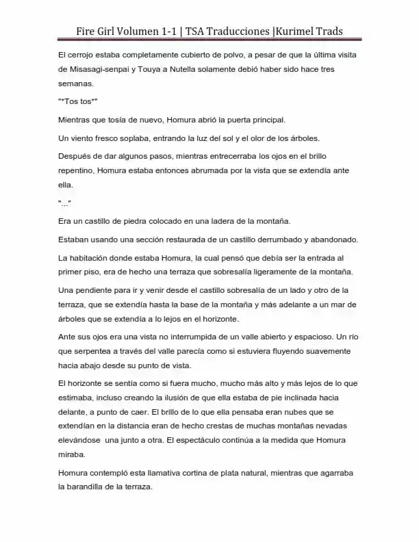 Fire Girl (Novela) - Capítulo 1 - Página 181 - LectorTMOo