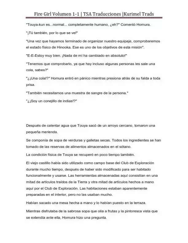 Fire Girl (Novela) - Capítulo 1 - Página 184 - LectorTMOo