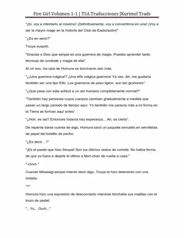 Fire Girl (Novela) - Capítulo 1 - Página 186 - LectorTMOo