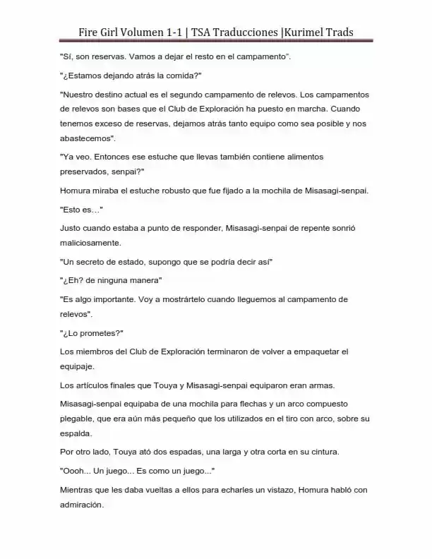 Fire Girl (Novela) - Capítulo 1 - Página 189 - LectorTMOo