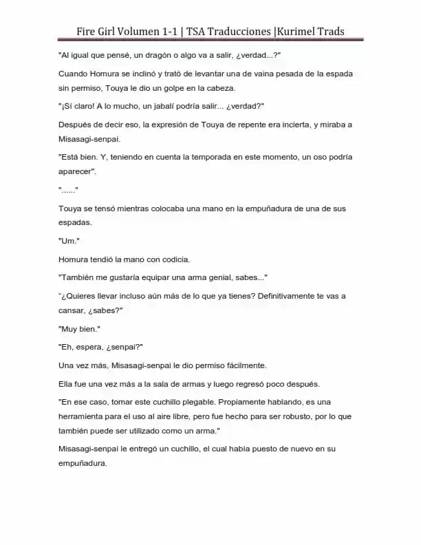 Fire Girl (Novela) - Capítulo 1 - Página 190 - LectorTMOo
