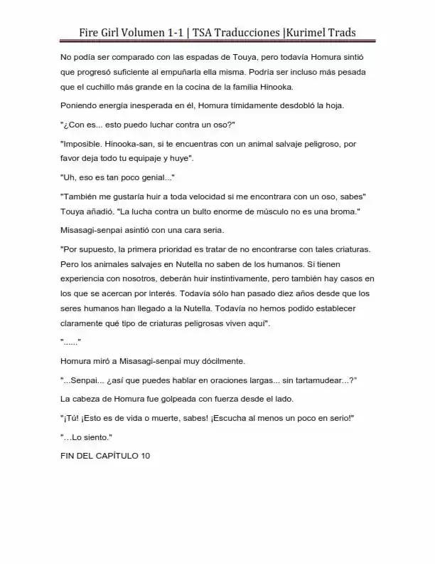 Fire Girl (Novela) - Capítulo 1 - Página 191 - LectorTMOo