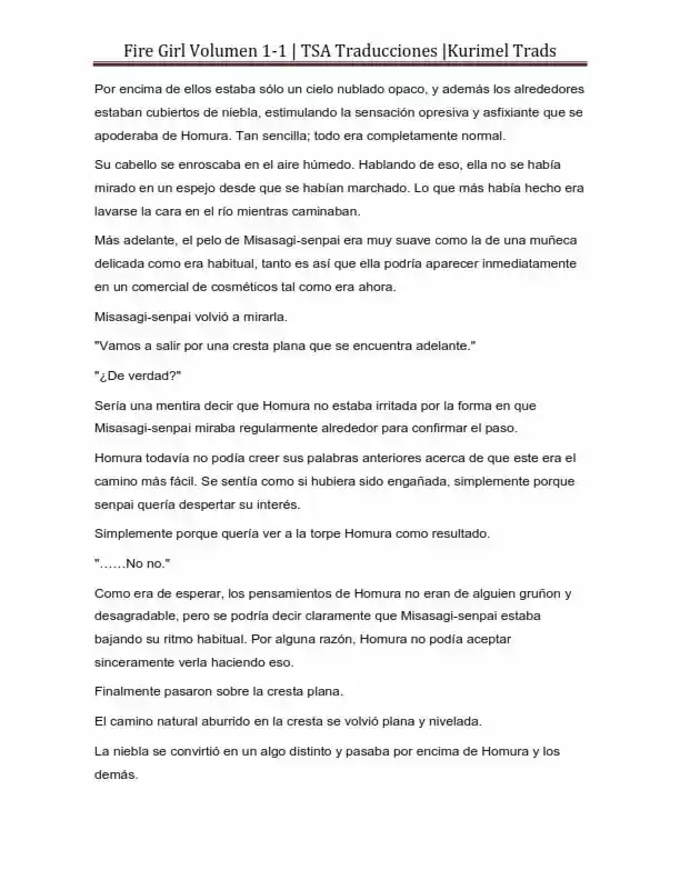 Fire Girl (Novela) - Capítulo 1 - Página 205 - LectorTMOo