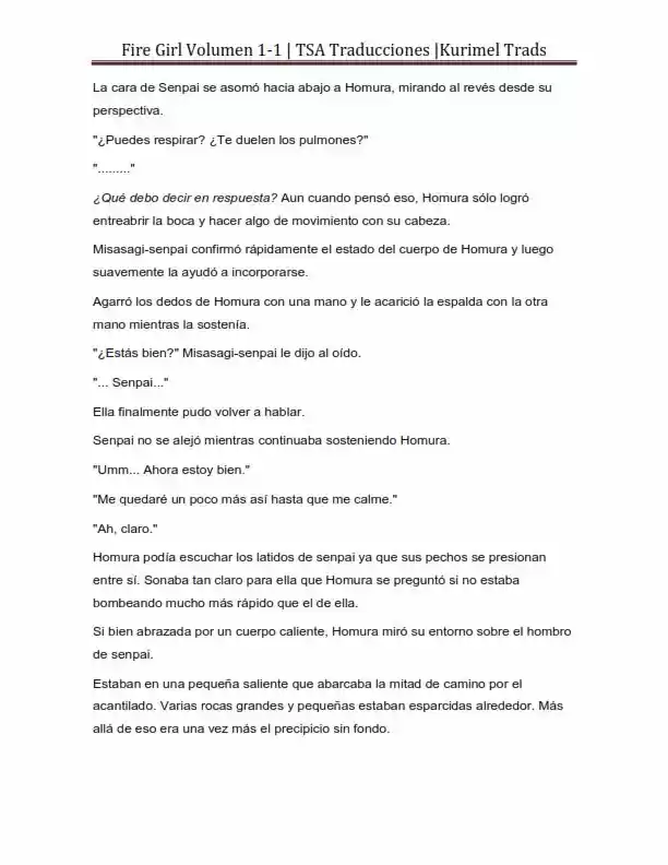 Fire Girl (Novela) - Capítulo 1 - Página 208 - LectorTMOo