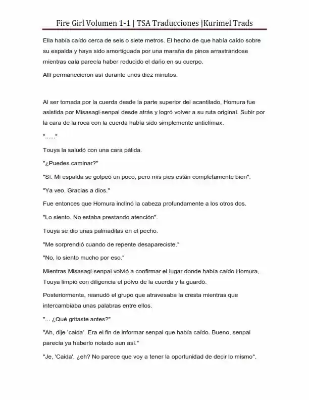 Fire Girl (Novela) - Capítulo 1 - Página 209 - LectorTMOo