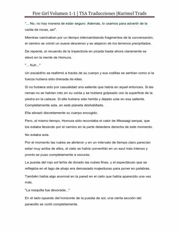 Fire Girl (Novela) - Capítulo 1 - Página 210 - LectorTMOo