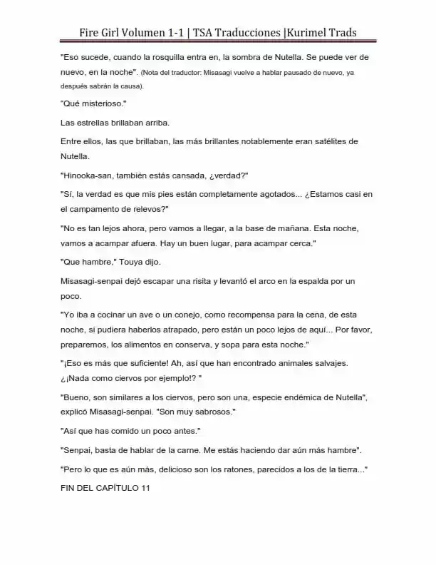 Fire Girl (Novela) - Capítulo 1 - Página 211 - LectorTMOo