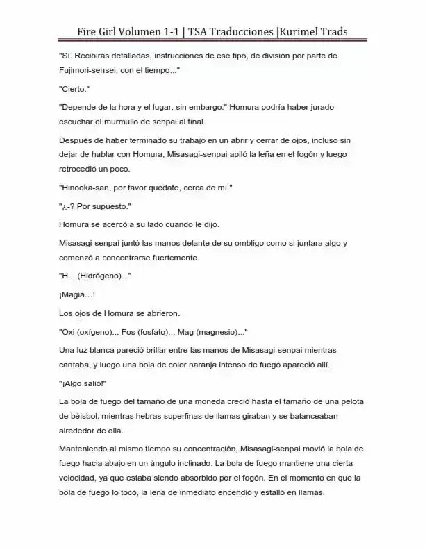 Fire Girl (Novela) - Capítulo 1 - Página 214 - LectorTMOo