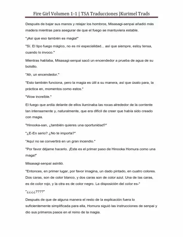Fire Girl (Novela) - Capítulo 1 - Página 215 - LectorTMOo
