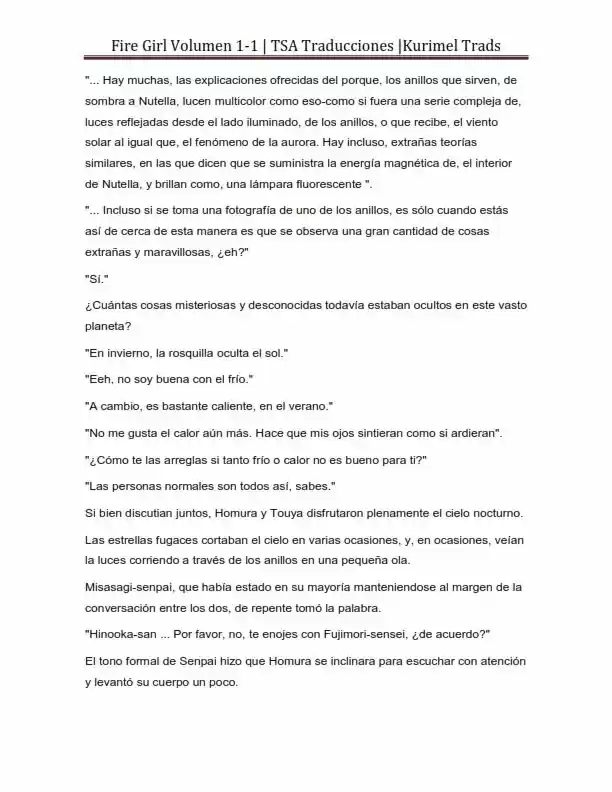 Fire Girl (Novela) - Capítulo 1 - Página 229 - LectorTMOo