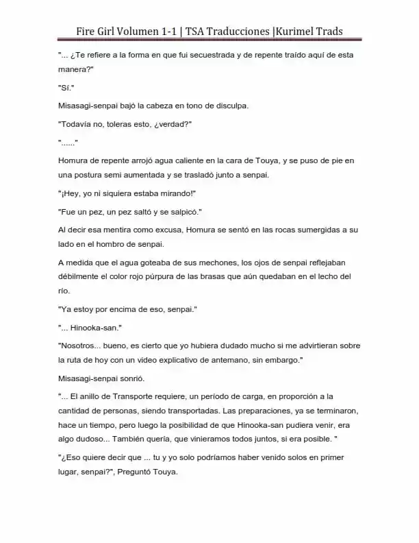 Fire Girl (Novela) - Capítulo 1 - Página 230 - LectorTMOo