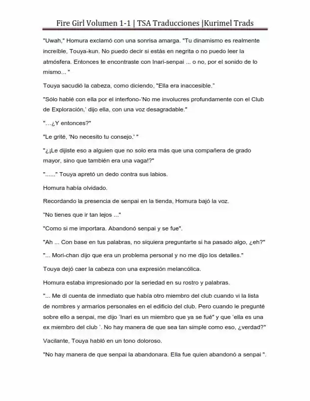 Fire Girl (Novela) - Capítulo 1 - Página 238 - LectorTMOo