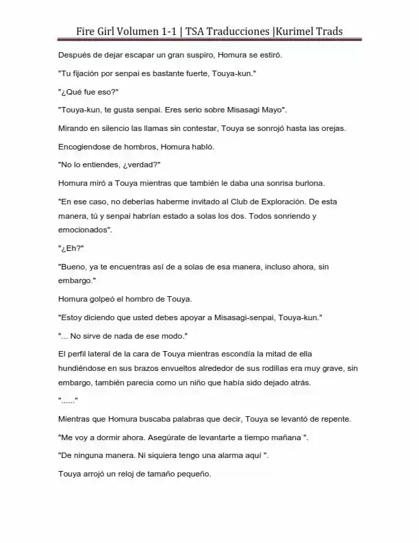 Fire Girl (Novela) - Capítulo 1 - Página 239 - LectorTMOo