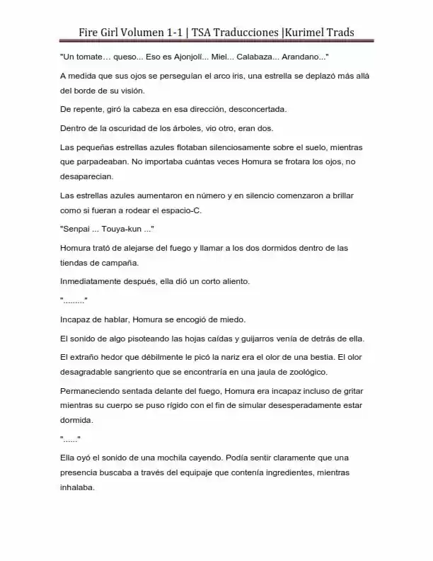 Fire Girl (Novela) - Capítulo 1 - Página 241 - LectorTMOo