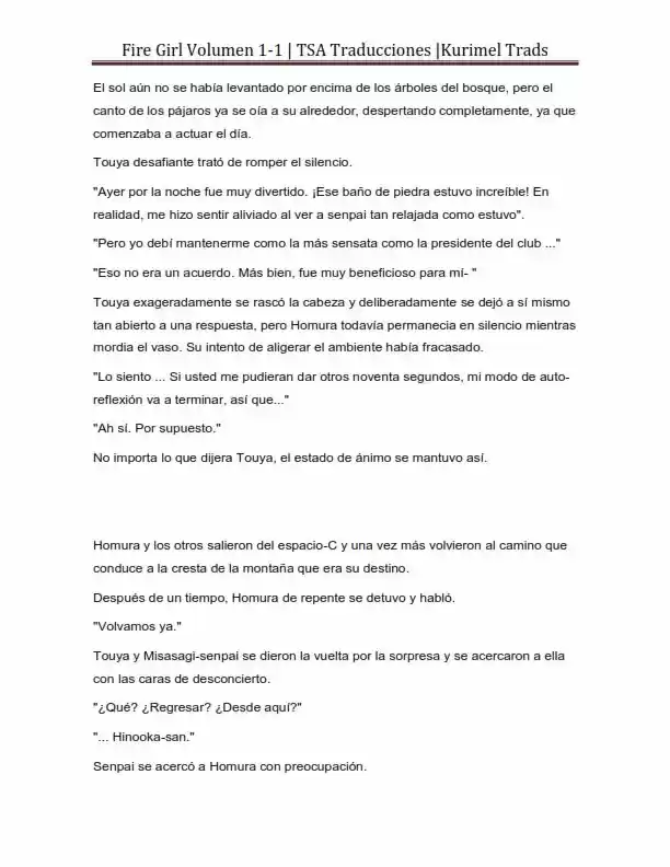 Fire Girl (Novela) - Capítulo 1 - Página 246 - LectorTMOo