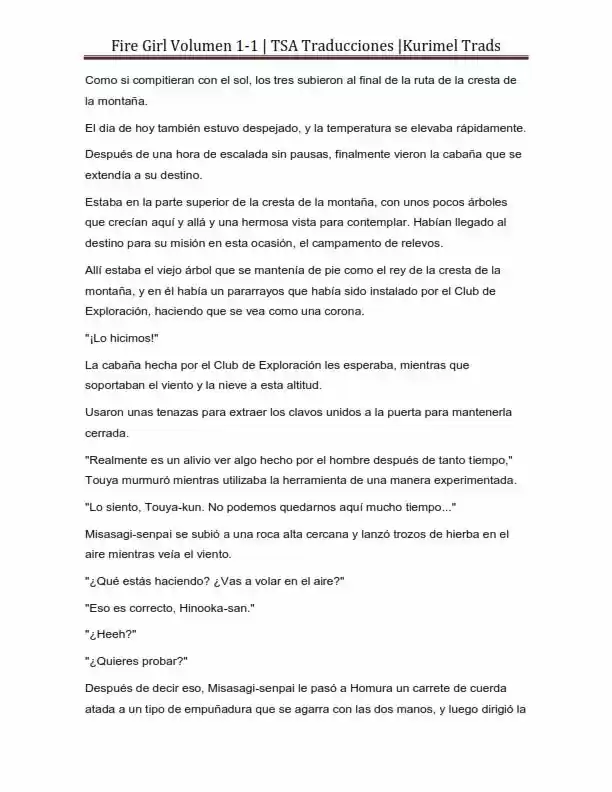 Fire Girl (Novela) - Capítulo 1 - Página 252 - LectorTMOo
