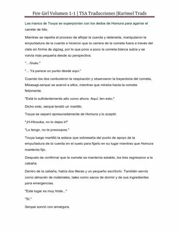 Fire Girl (Novela) - Capítulo 1 - Página 254 - LectorTMOo