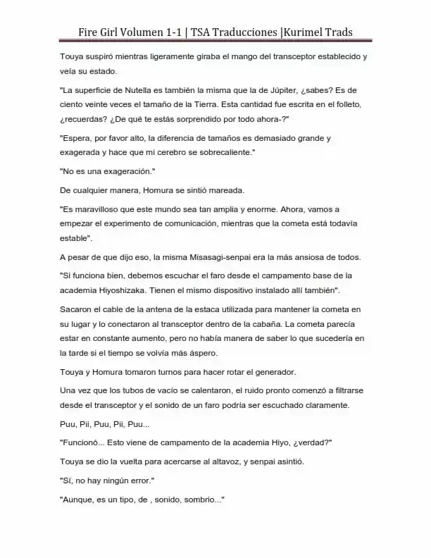 Fire Girl (Novela) - Capítulo 1 - Página 257 - LectorTMOo