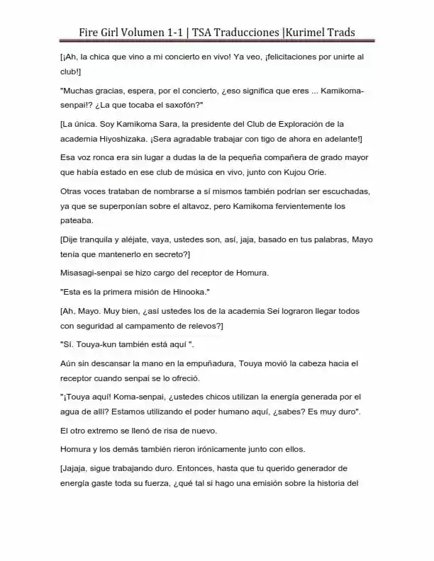Fire Girl (Novela) - Capítulo 1 - Página 260 - LectorTMOo