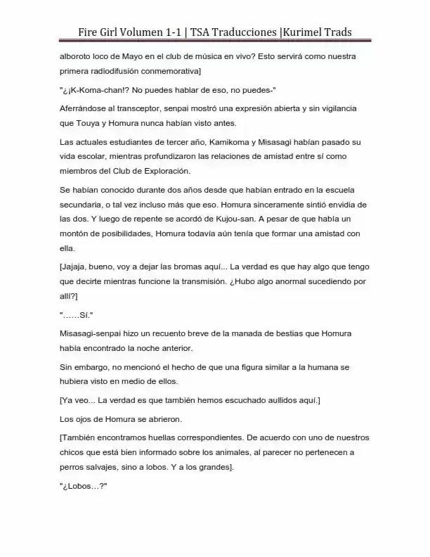 Fire Girl (Novela) - Capítulo 1 - Página 261 - LectorTMOo