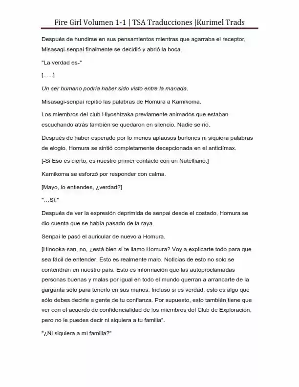Fire Girl (Novela) - Capítulo 1 - Página 263 - LectorTMOo