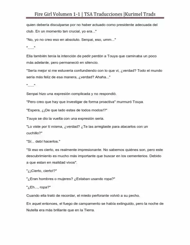 Fire Girl (Novela) - Capítulo 1 - Página 265 - LectorTMOo