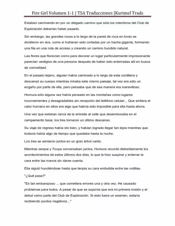 Fire Girl (Novela) - Capítulo 1 - Página 268 - LectorTMOo