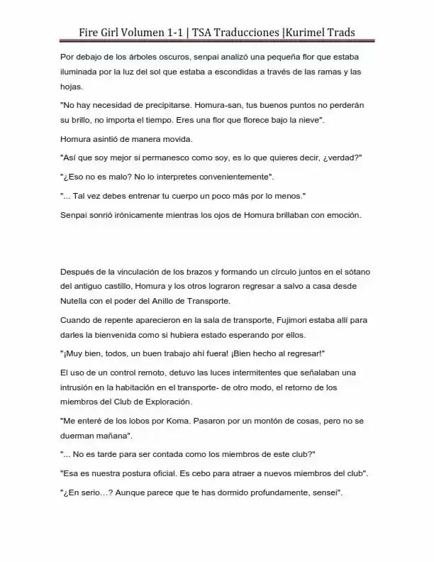 Fire Girl (Novela) - Capítulo 1 - Página 270 - LectorTMOo