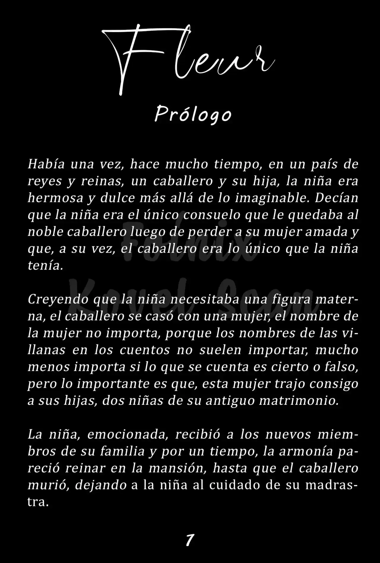 Fleur (Novela) - Capítulo - Página 1 - LectorTMOo