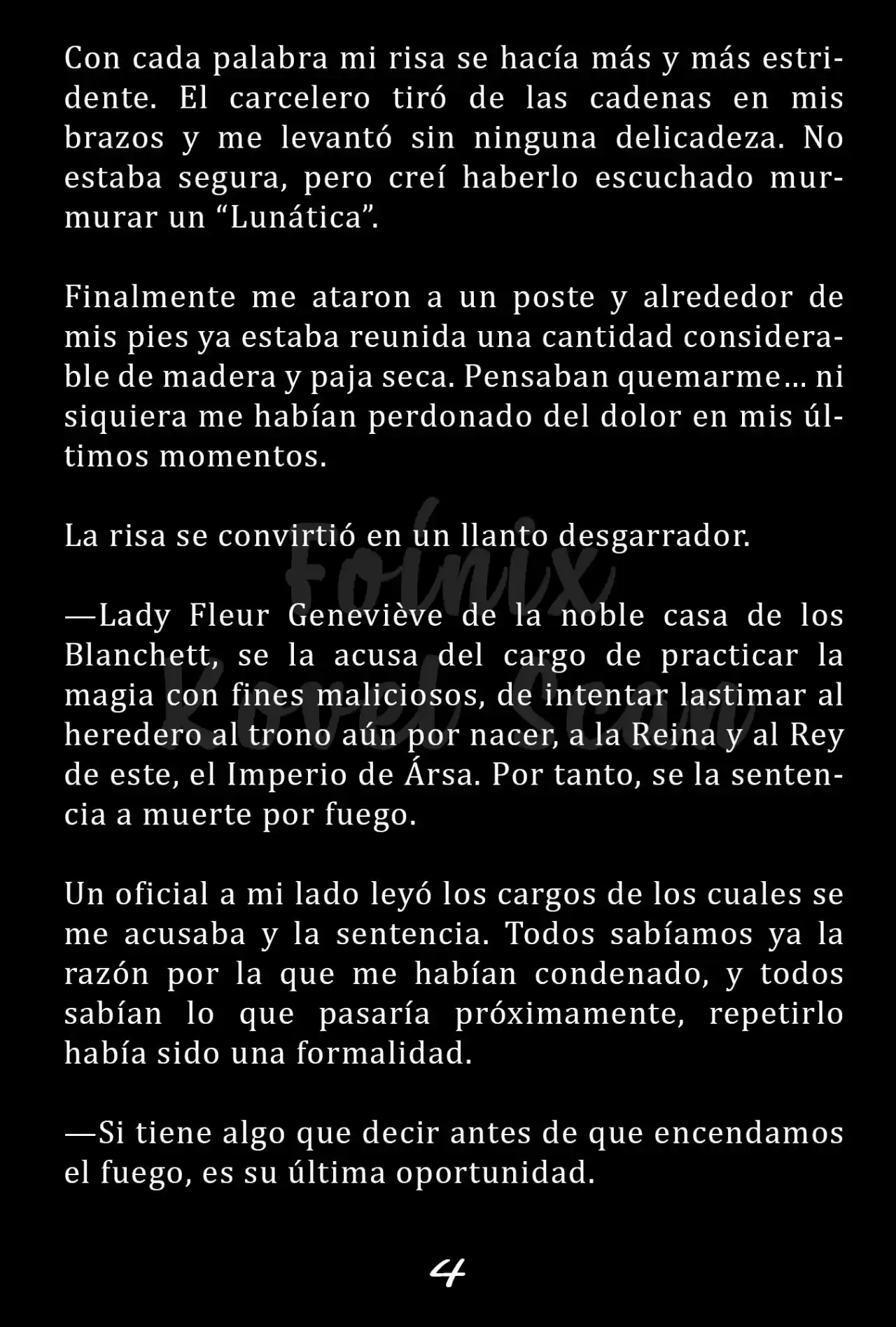 Fleur (Novela) - Capítulo 1 - Página 4 - LectorTMOo