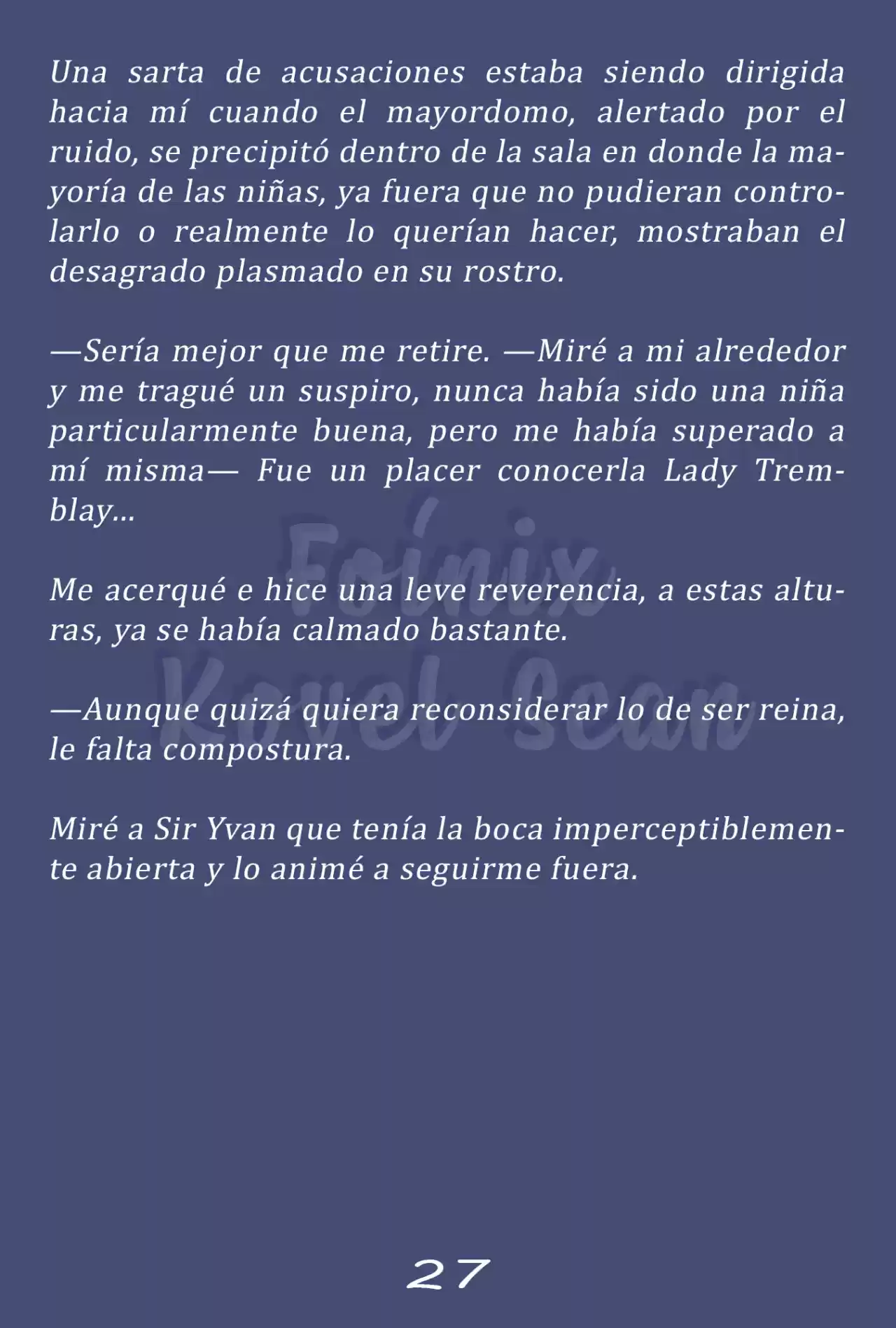 Fleur (Novela) - Capítulo 13 - Página 28 - LectorTMOo