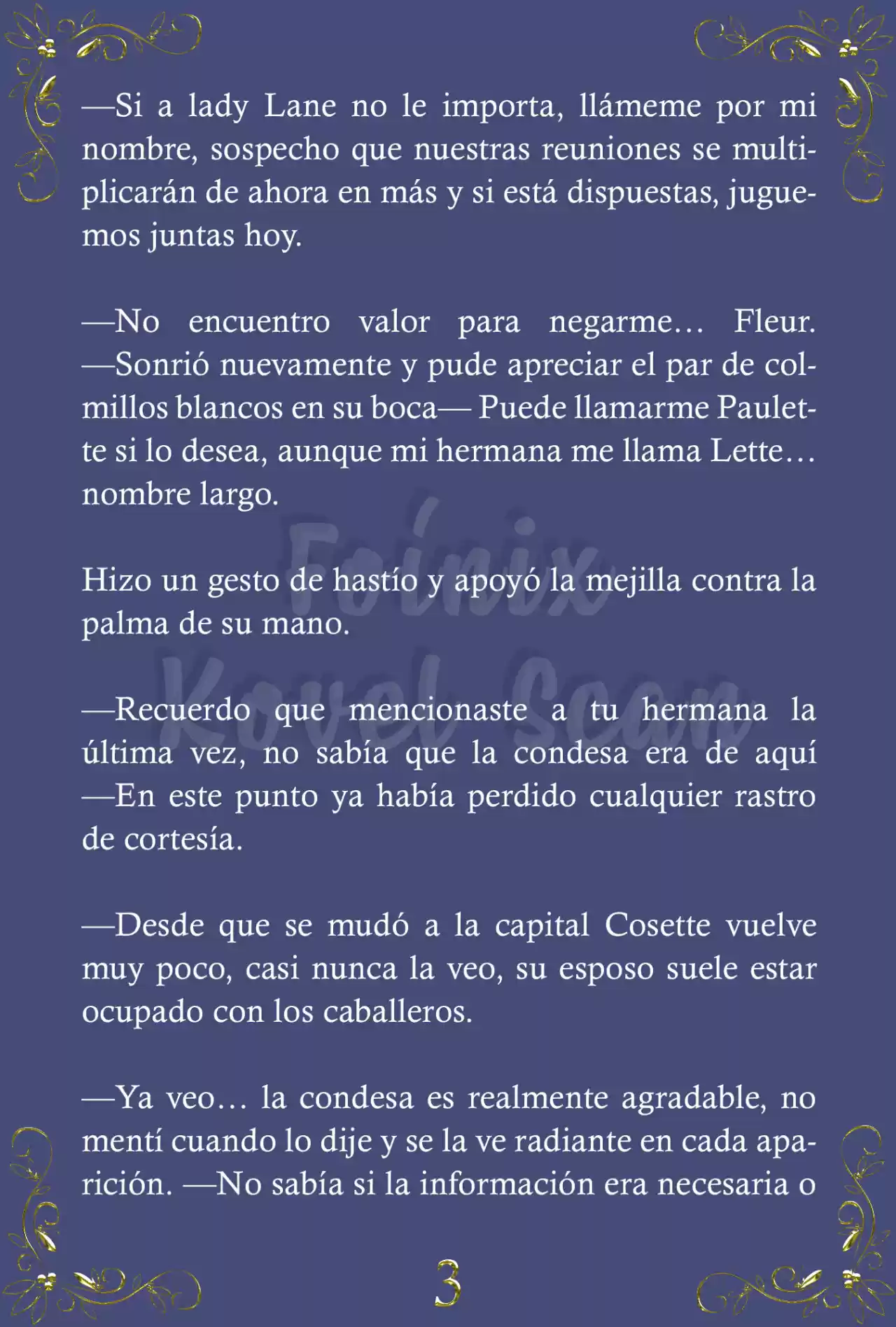 Fleur (Novela) - Capítulo 15 - Página 4 - LectorTMOo