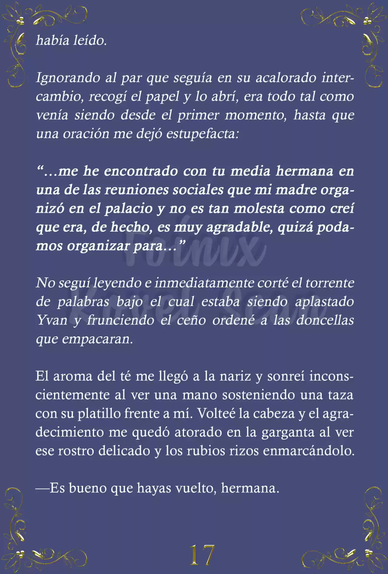 Fleur (Novela) - Capítulo 17 - Página 17 - LectorTMOo