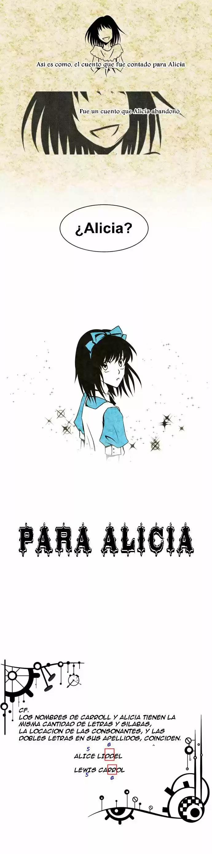 For Alice - Capítulo 0.5 - Página 9 - LectorTMOo