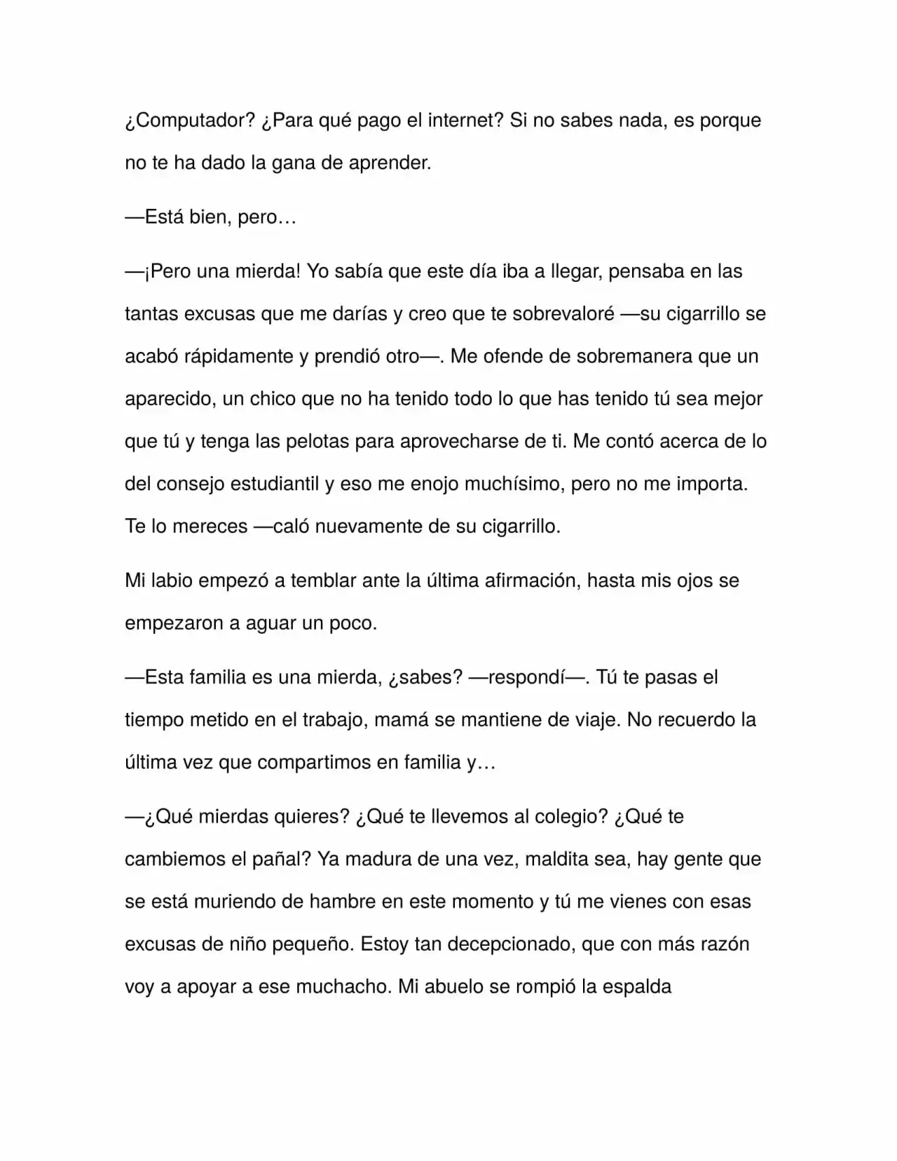 Forasteros (Novela) - Capítulo 2 - Página 17 - LectorTMOo