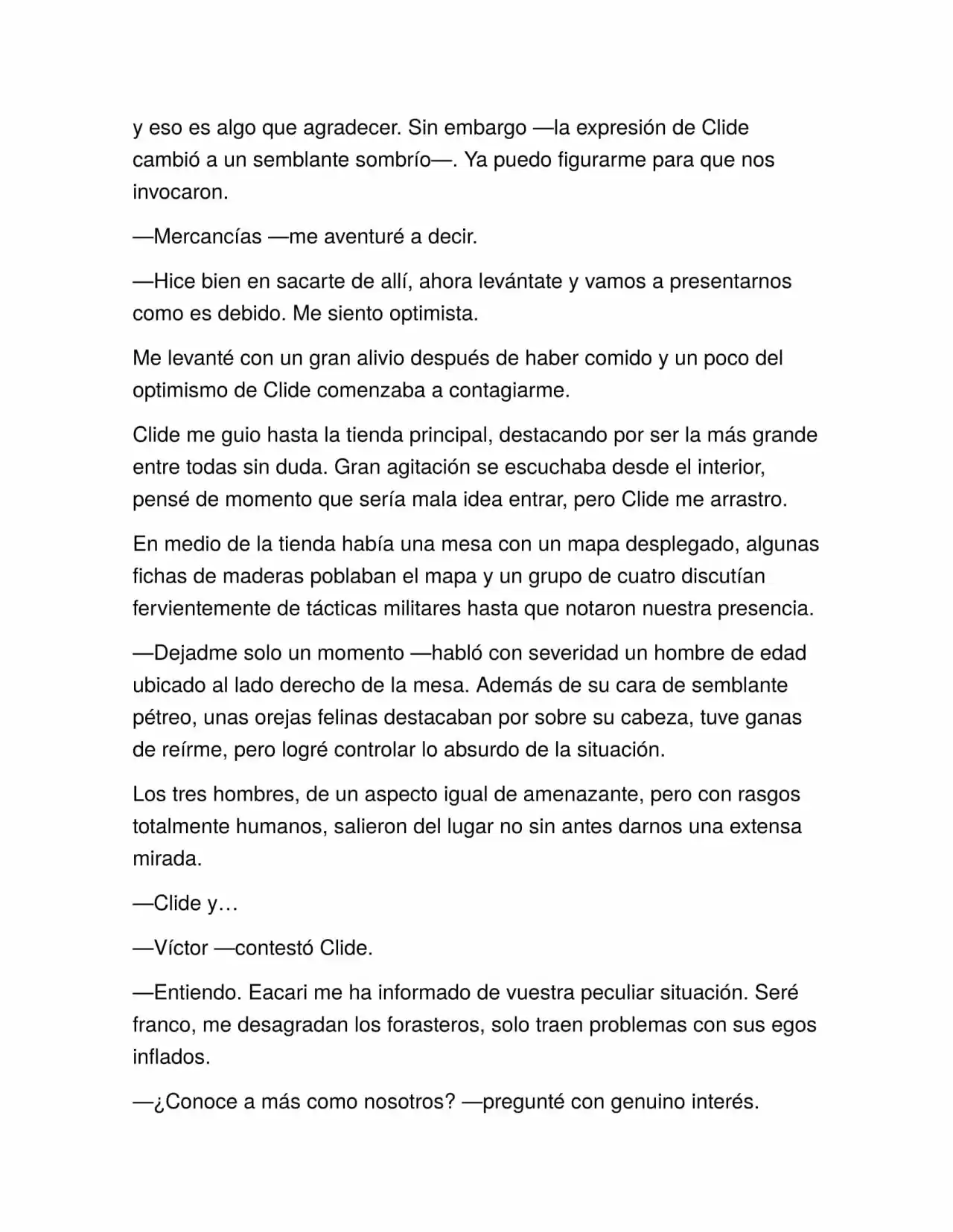 Forasteros (Novela) - Capítulo 5 - Página 8 - LectorTMOo