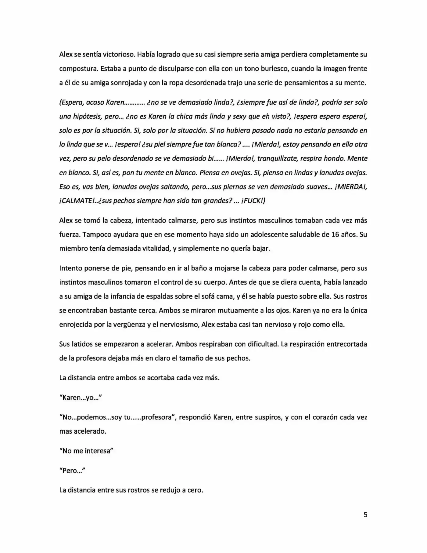 Forbidden World (Novela) capítulo 2 página 5