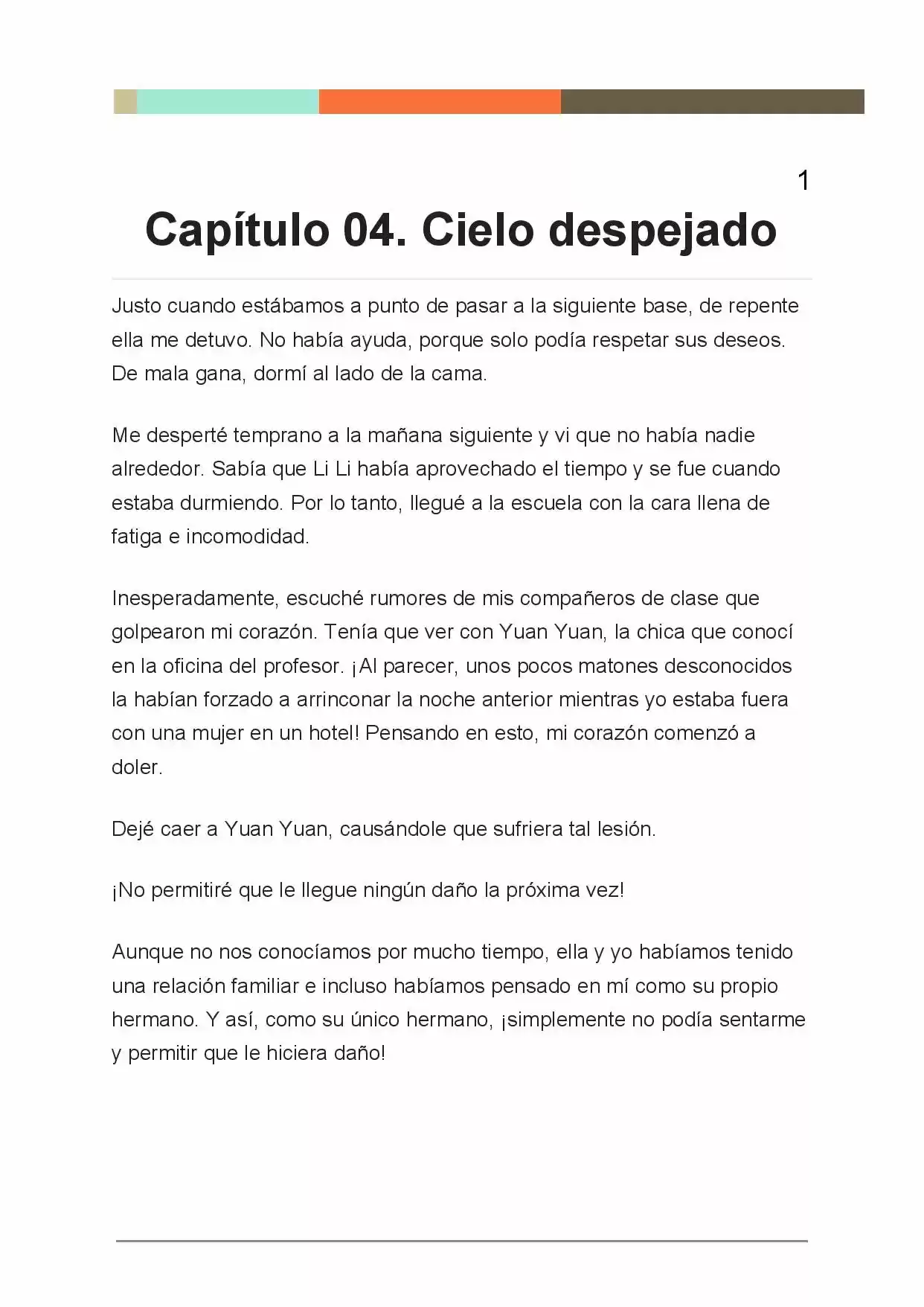 Forever Youth (Novela) - Capítulo 4 - Página 1 - LectorTMOo