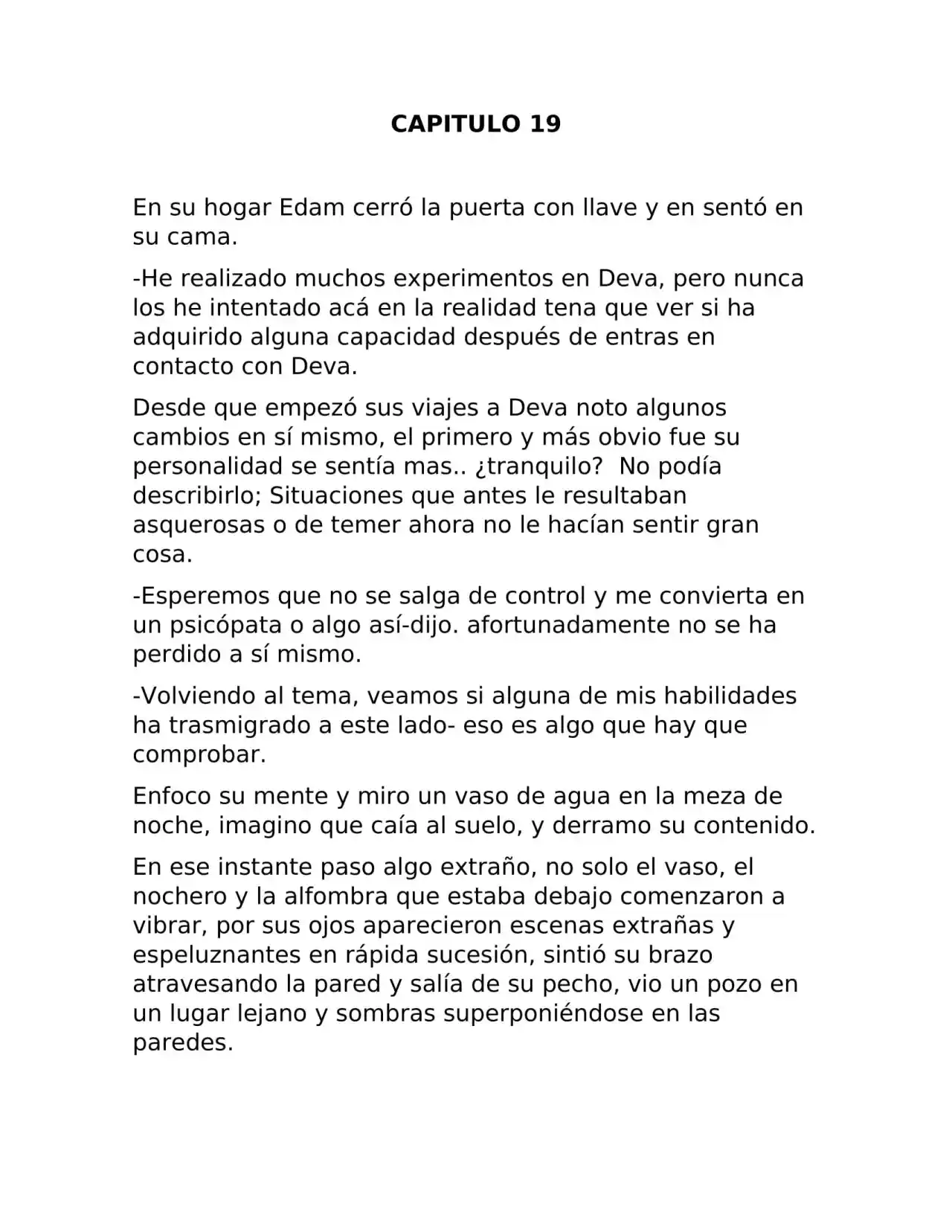 Fragmento De Dios (Novela) - Capítulo 19 - Página 1 - LectorTMOo